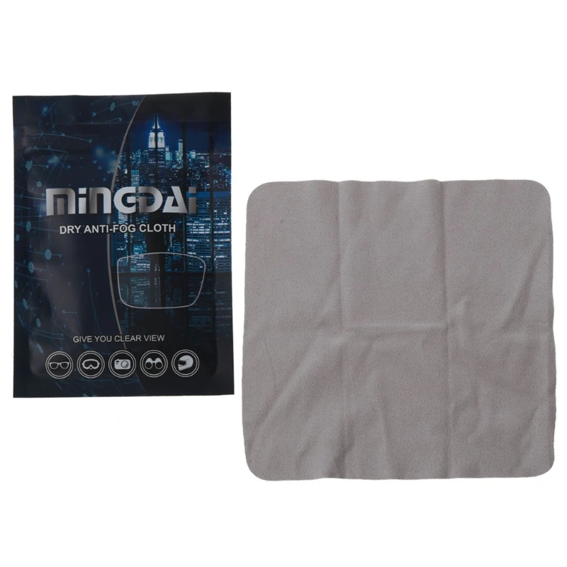 

Тканевые протирочные очки Tech Nano, многоразовые, противотуманные, защитные очки зеркальные линзы года, защитные очки для ношения маски для ли...