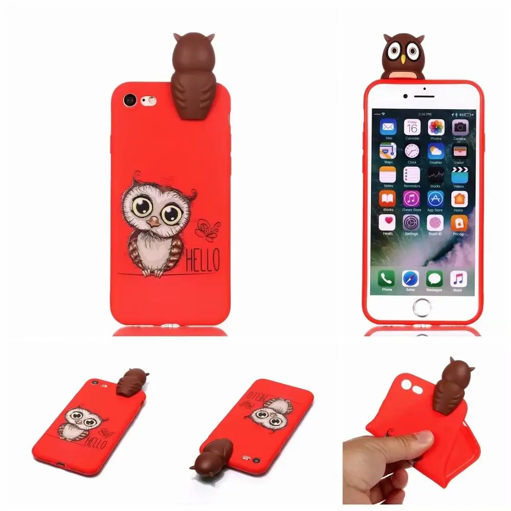 For Huawei P30 P20 P10 P8 Mate20 LITE Y3 Y5 Y7 Y9 cases Cartoon 3D Animal Soft Cover on for Honor 7A 9LITE 10LITE 7C case fundas |
