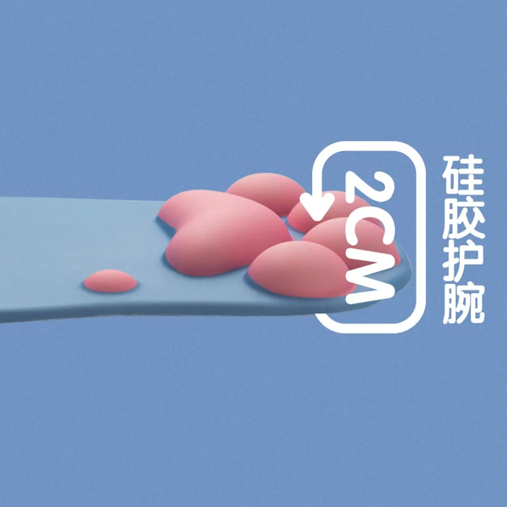 Удобный резиновый коврик для мыши с милыми мягкими кошачьими лапками 3D