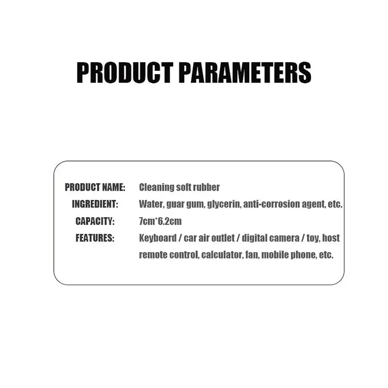 AOZBZ Car Cleaning Glue Laptop PC Computer Keyboard Slime Jelly Gel Compound Dust Wiper Cleaner Car Interior Car Accessories