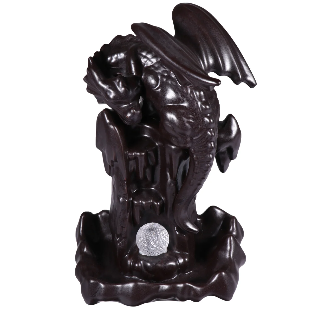 Ceramics Aroma Therapy Dragon Incense Burner Backflow Antique Incense Holder q5