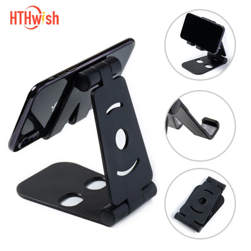 

4 Colors Desk Phone Holder Stand Foldable Plastic Mobile Stand For Cell phone Tablet Universal Desktop Smartphone Holder Bracket