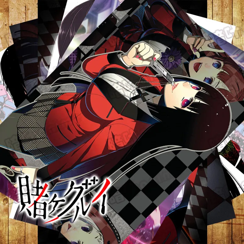 10 шт./лот аниме постер Kakegurui наклейка открытка игрушка Yumeko Jabami Mary Ryouta Kirari Midari Runa
