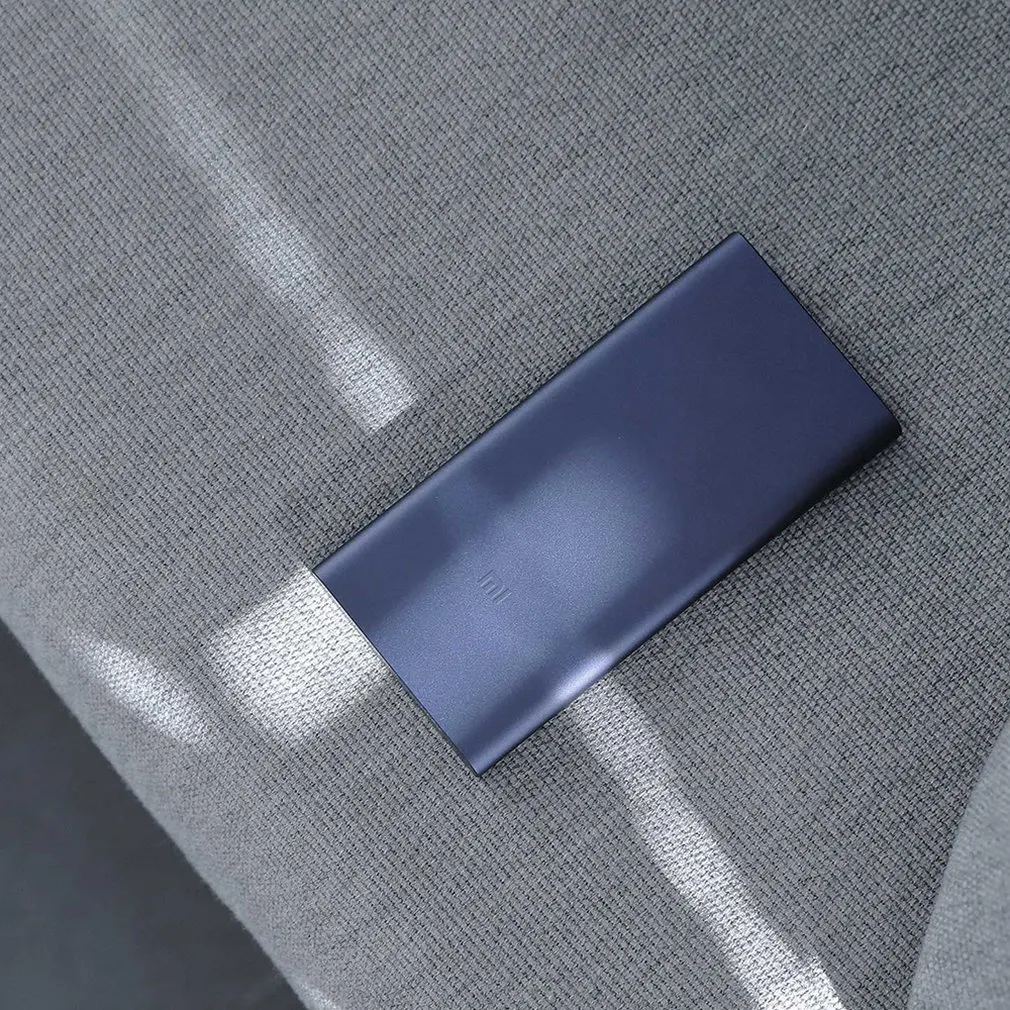 10000mAh Xiaomi Mi power Bank 2i внешний аккумулятор банка 18W Quick Charge power Bank 10000 PLM09ZM с двойным USB выходом для телефона