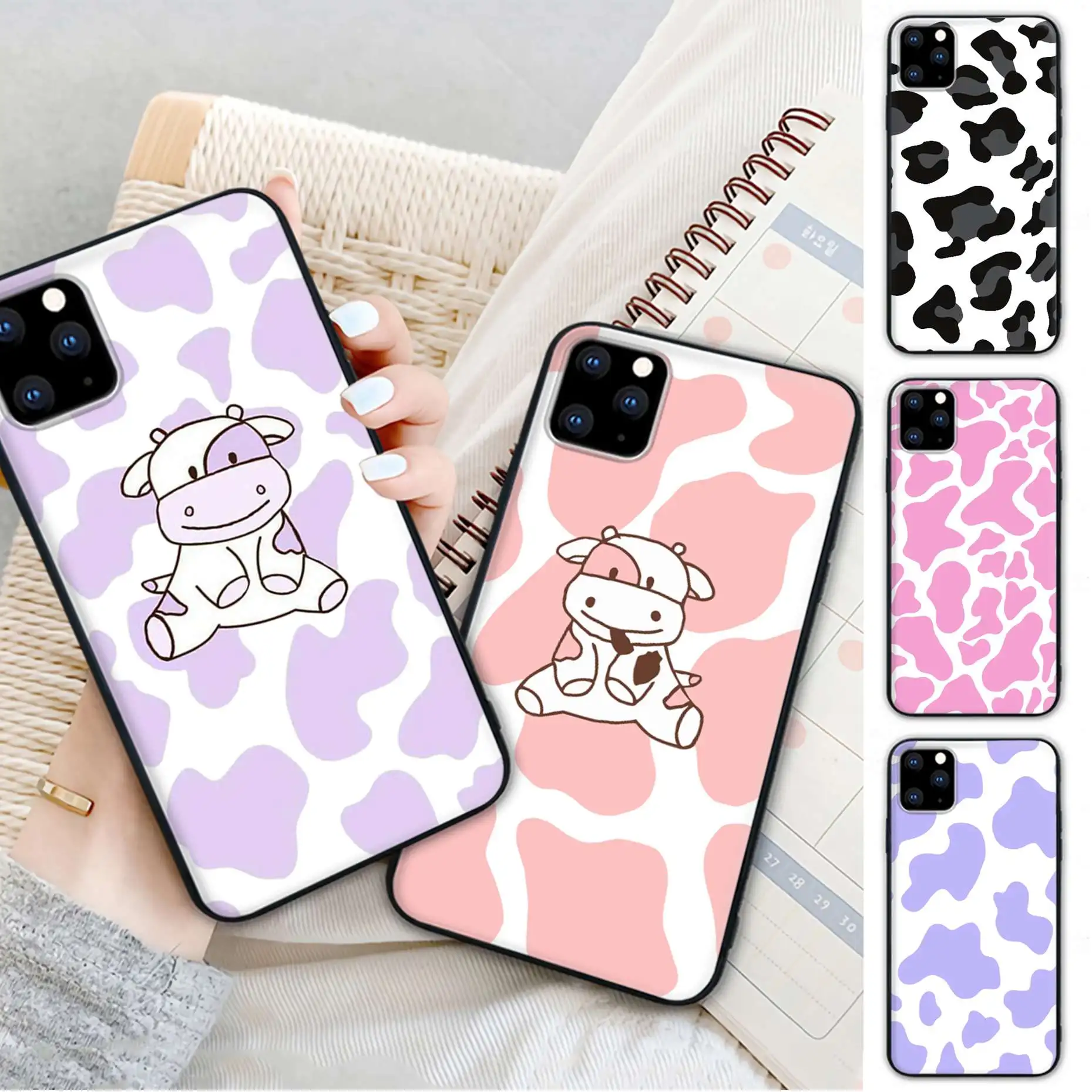 

Vintage Cute And Colorful Little Cow Mobile Phone Case For Samsung Galaxy M30S A01 A21 A31 A51 A71 A91 A10S A20S A30S A50S Cover