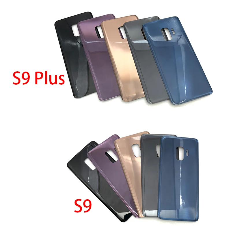 Задняя стеклянная крышка для Samsung Galaxy S9 G960F Plus G965F корпус аккумуляторной батареи