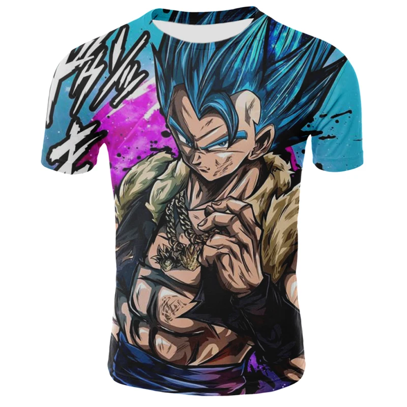 

New Arrivals In 2021 Summer 3D T-Shirts For Boys, Girls, Children, Goku, Fashion Street Clothing, Men, Women, Children, Short-Sl
