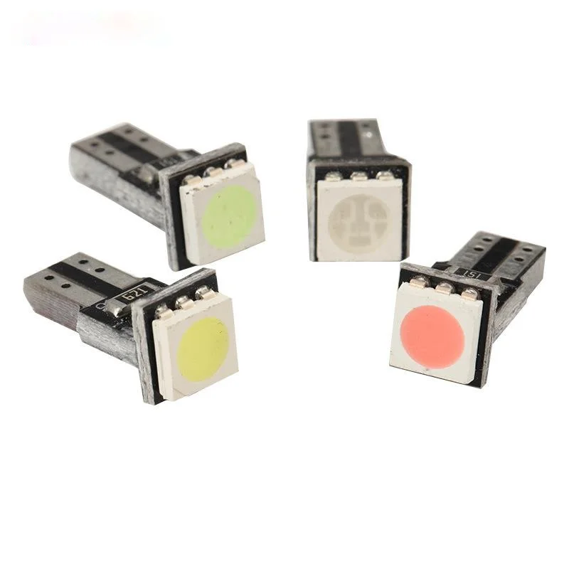 

2PCS Car LED Dashboard Light T5 5050 1SMD LED Indicator T5 Instrument Light 12V
