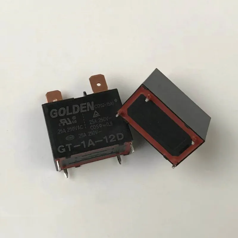 

10 шт./лот, 100% оригинальное новое реле GT-1A-12D 12 В постоянного тока GT-1A-24D 24 В постоянного тока GT 1A 12D 4PIN 25A DC12V 12 В 24 В