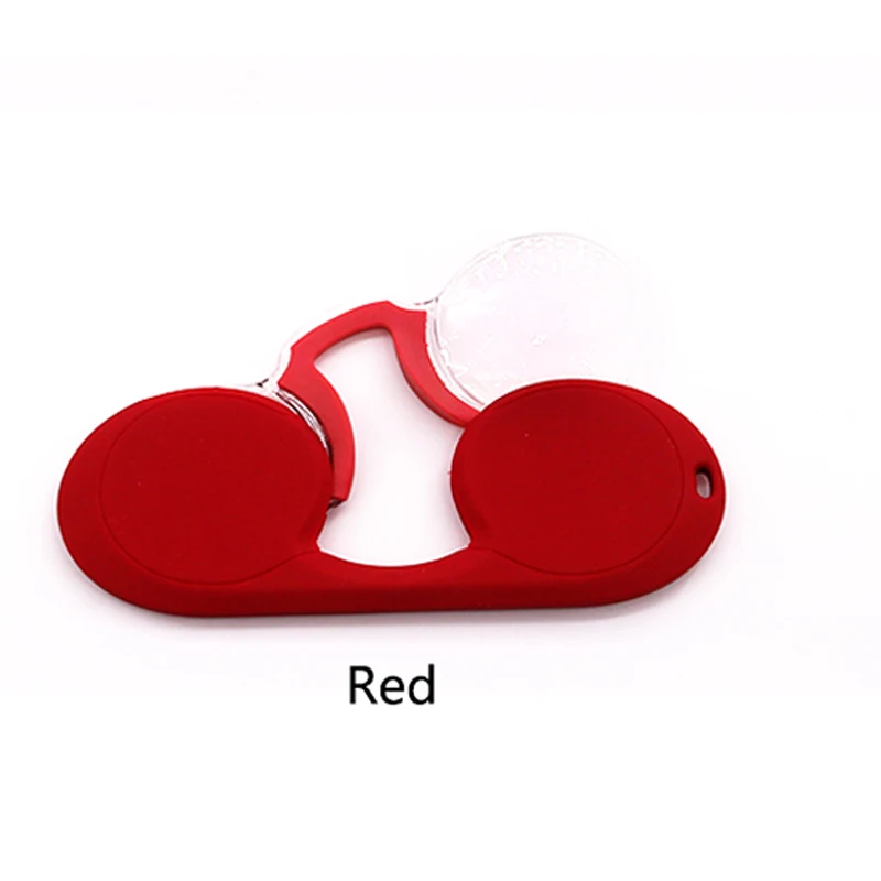 Карманные очки для чтения без оправы с силиконовым зажимом носа | Аксессуары