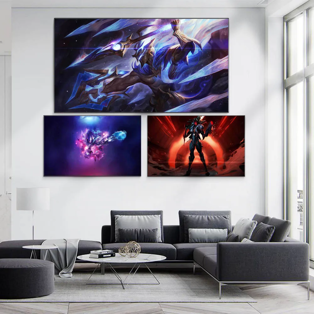 

Animation oil painting masked ares art canvas painting living room corridor office home decoration mural