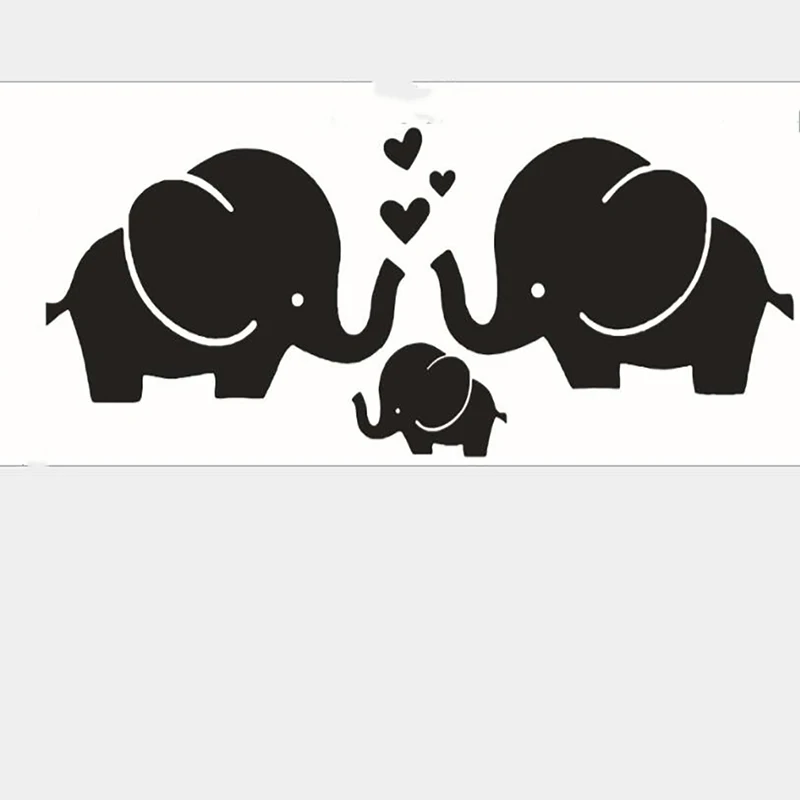 Наклейки на стены со слоном художественные виниловые наклейки для украшения