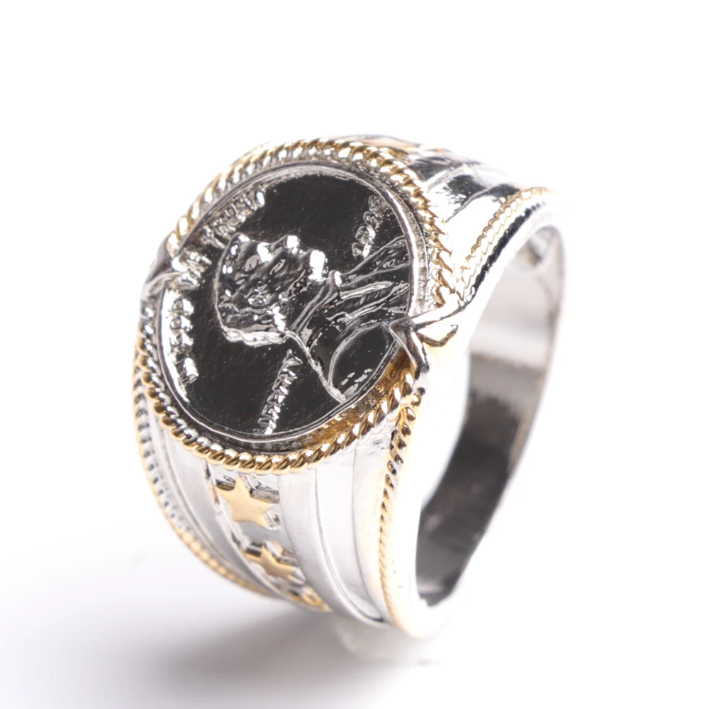 Мужское кольцо из сплава в стиле хип хоп вечерние аксессуары рождественский