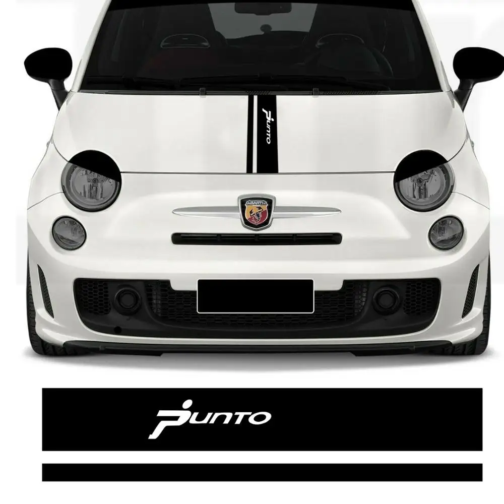 Для Fiat Punto 500 панда Abarth Point Tipo крышка полоса графическая наклейка стикер
