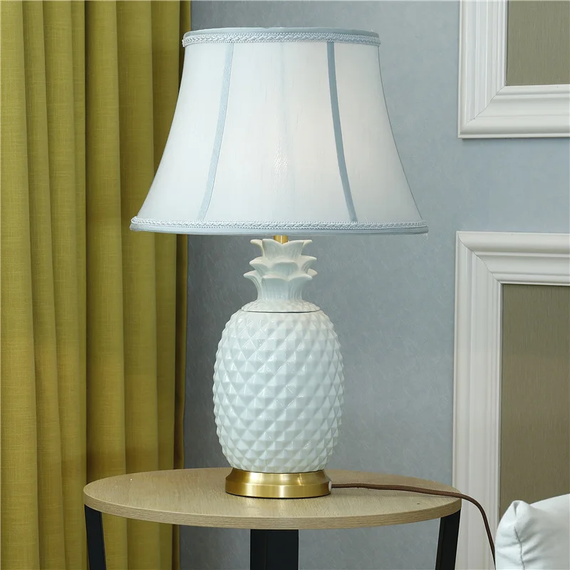 

Luxury Modern Ceramic Table Lamps Desk Lights Living Room Table Lamp Office Creative Bed Room Hotel Bedroom Lamp Bb50