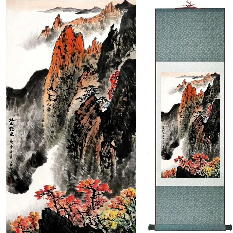 Pintura de Arte de paisaje pintura de arte tradicional chino pintura de tinta China pintura de moda 2019081221-0