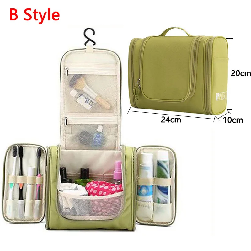 Women Portable Make Up Bag Folding Travel Woman Cosmetic Organizer Vanity Toiletry For Shower Makeup Pouch Toilet Bags | Багаж и сумки