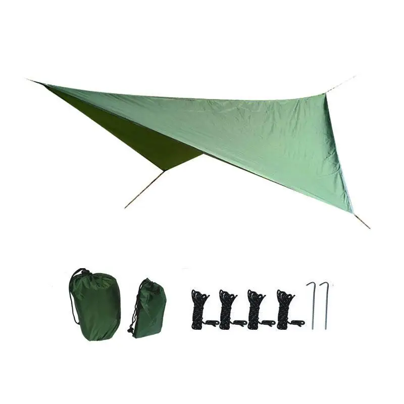 

360*290cm Awning Waterproof Tarp Tent Shade Ultralight Garden Canopy Sunshade Outdoor Camping Hammock Rain Fly Beach Sun Shelter