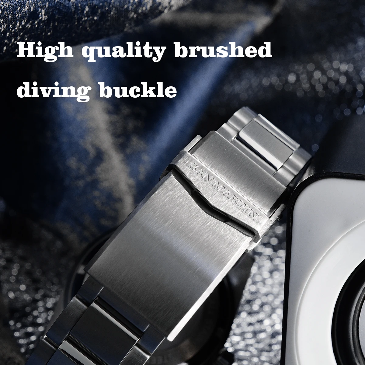 

San Martin 62MAS Stainless Steel Dive Automatic Men Watches Sapphire Glass 200M Waterproof Luminous Bezel relojes para hombre