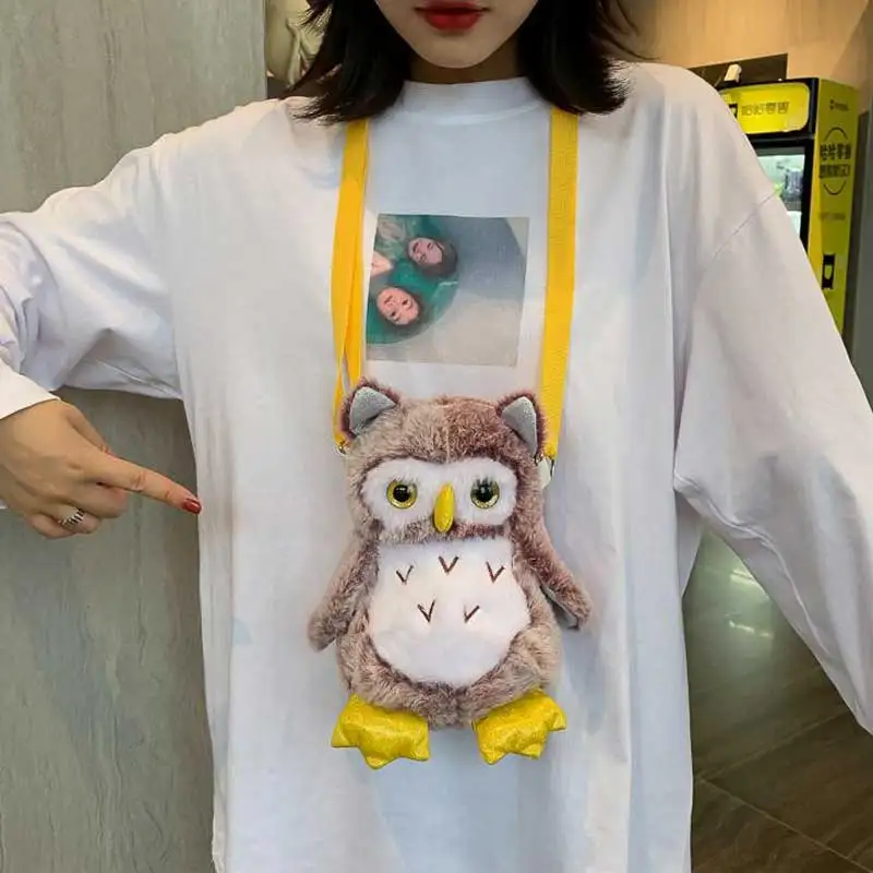 Новый плюшевый рюкзак милый мультяшный Детский с игрушками мини школьный