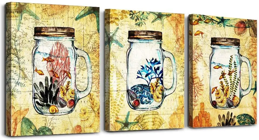 

Retro Still Life Posters Watercolor Oil Painting Wall Decoration Home