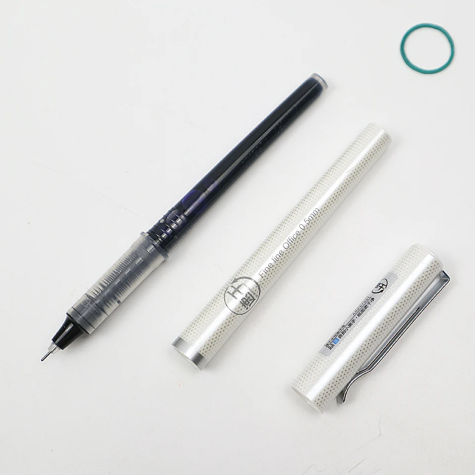 Ручка гелевая быстросохнущая с кончиком 2018 мм черная и синяя 2 шт./лот|Гелевые