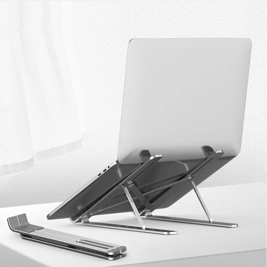 

N3 Universal Adjustable Aluminum Alloy Portable Desktop Foldable Laptop Notebook Holder Riser Stand For Macbook
