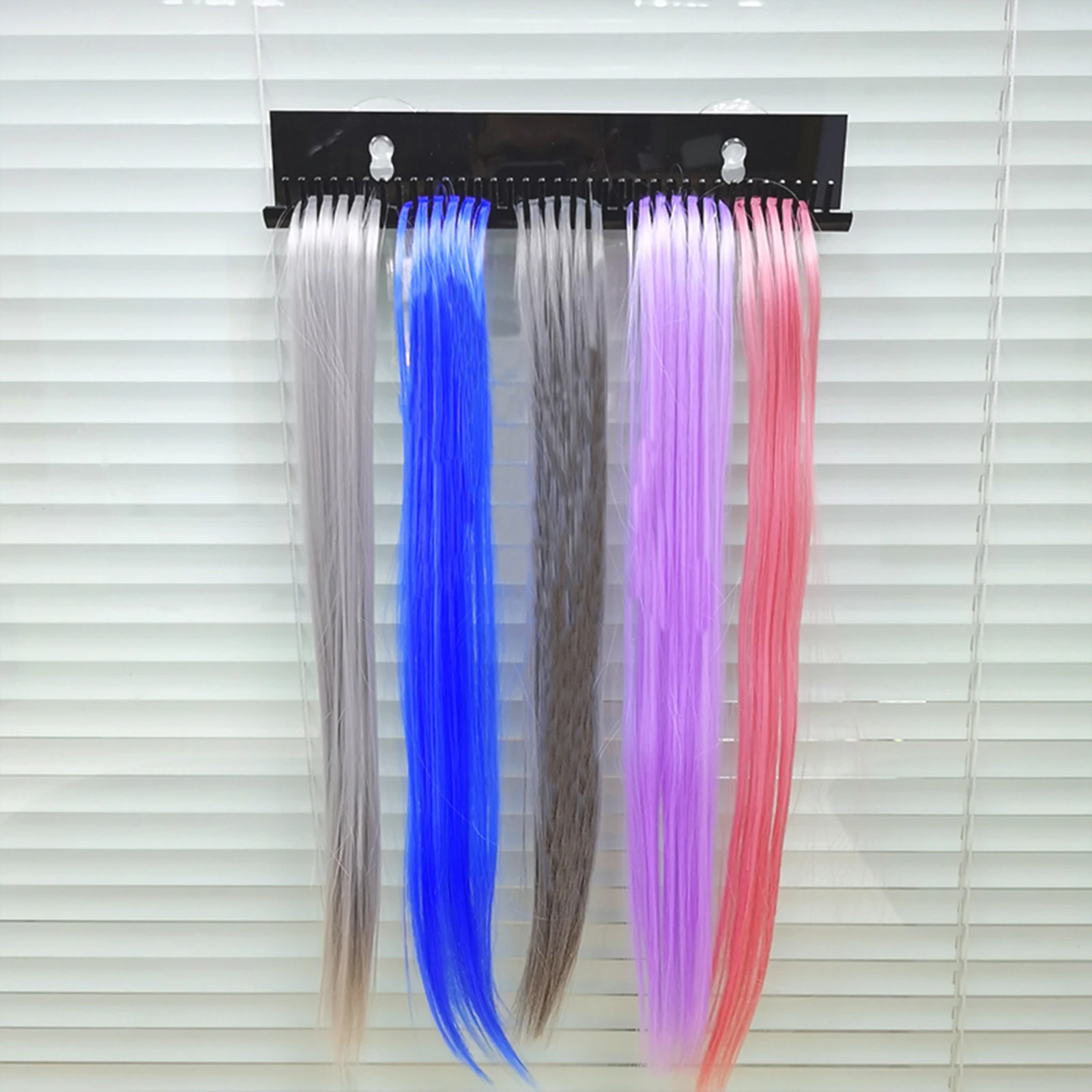 hair salon spa hair extensions display storage holder for braiding black free global shipping