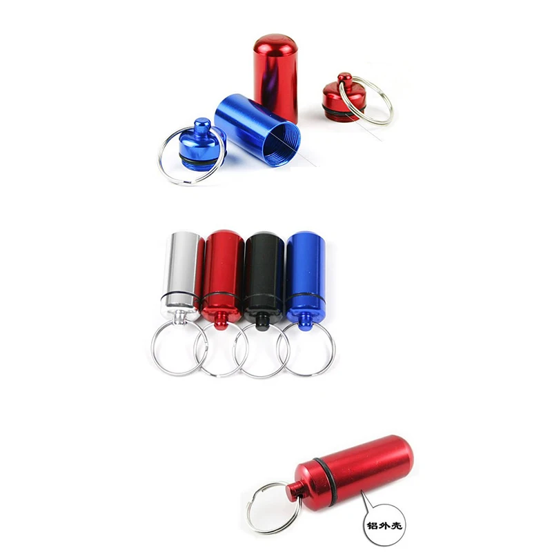 Новинка высокое качество портативный водонепроницаемый синий мини брелок из