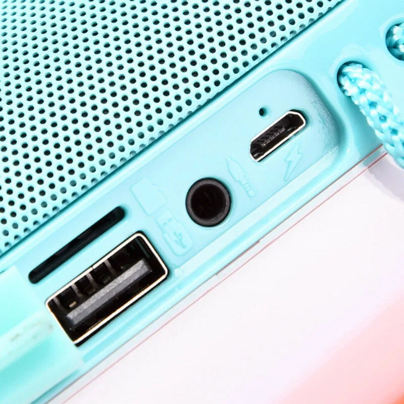 Portable LED Wireless Bluetooth Speaker Boom Box Outdoor Bass Column Subwoofer Sound with Mic Support TF FM USB Subwoffe | Электроника