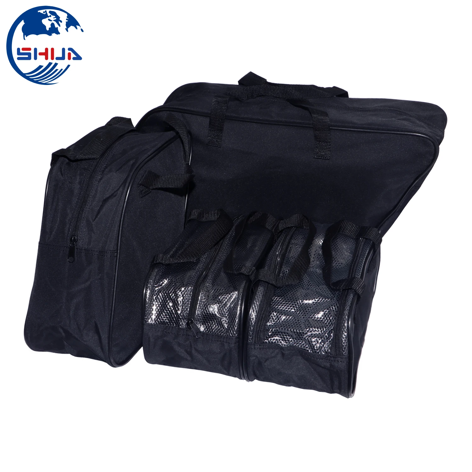 Мотоциклетная черная седельная сумка для путешествий Paks подкладка багажа 4