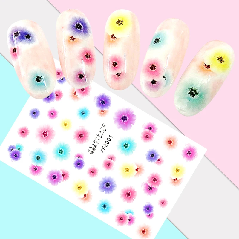 3D Подвески для дизайна ногтей украшение в японском стиле цветок персика