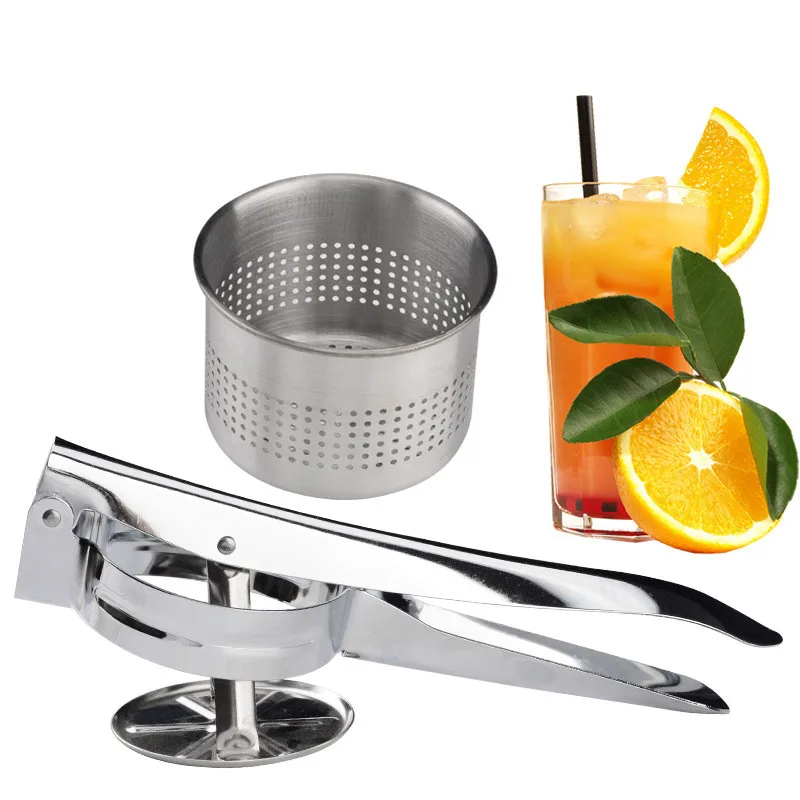 

Manual Juice Squeezer Aluminum Alloy Hand Pressure Juicer Pomegranate Orange Lemon Sugar Cane Juice Kitchen Fruit Tool#50