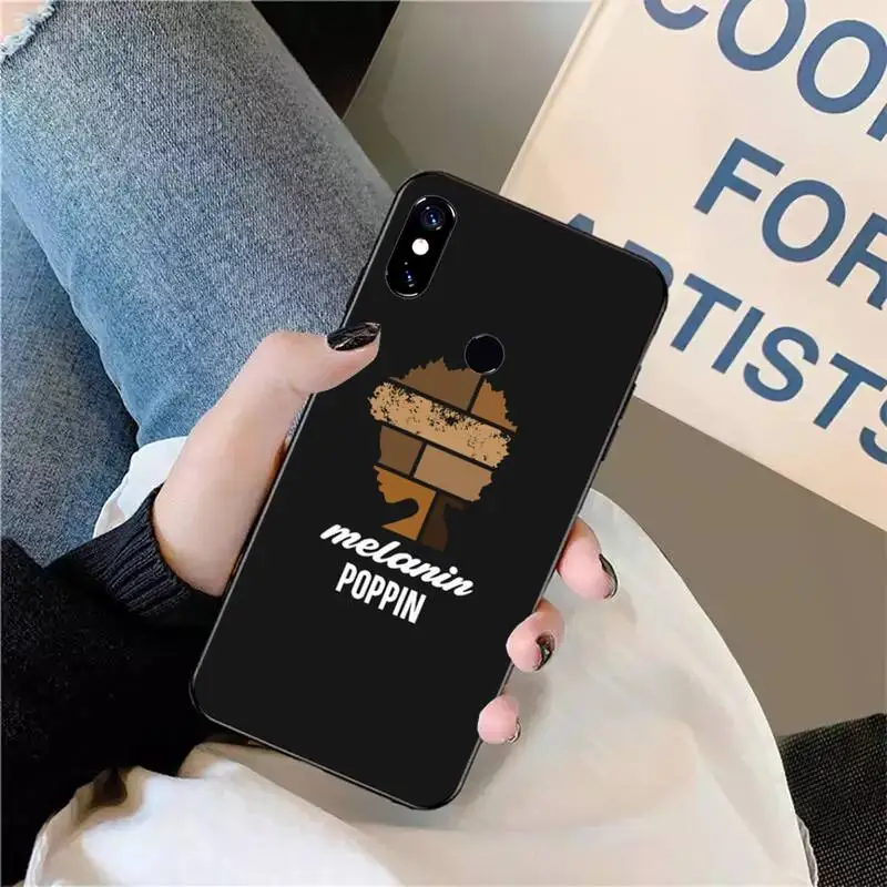 

Melanin Poppin Aba Black girl Phone Case For Xiaomi Redmi note 7 8 9 t max3 s 10 pro lite