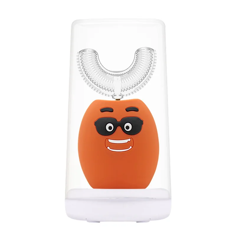

Smart Children Cartoon U-shaped Electric Toothbrush Fully Automatic Ultrasonic Electric Toothbrush Waterproof Kids Toothbrush