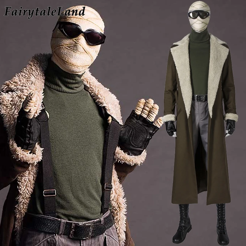 Костюм для косплея Doom Patrol Larry костюм карнавала Хэллоуина мужчин взрослых маска