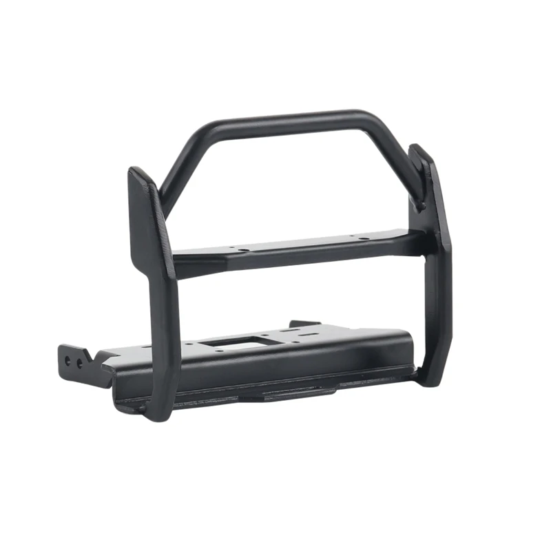 Металлическая Передняя лебедка Бампер с грилем Защита черный для 1/10 RC Гусеничный