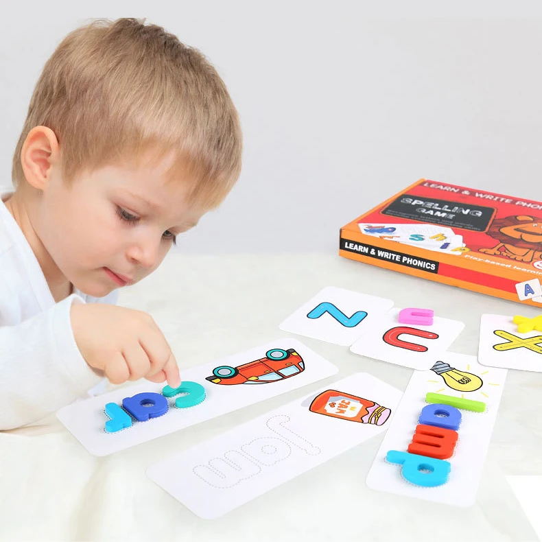 Игрушки Монтессори деревянные буквы алфавита математика Детские Ранние