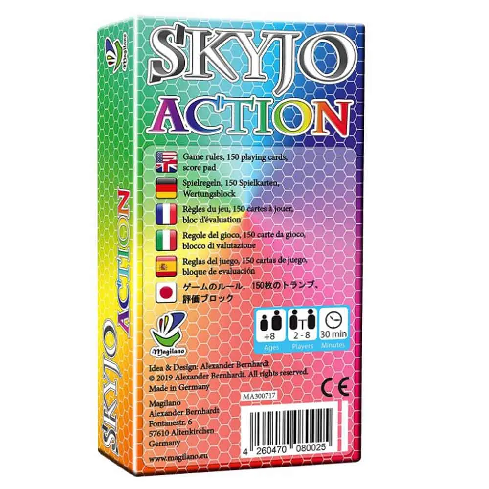 Skyjo Action английская версия семейная настольная игра Party Card Game | Игрушки и хобби