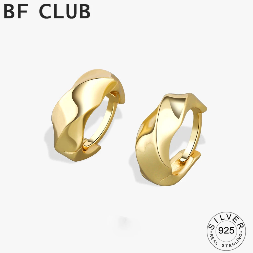 

Серьги-кольца женские из серебра, с позолотой