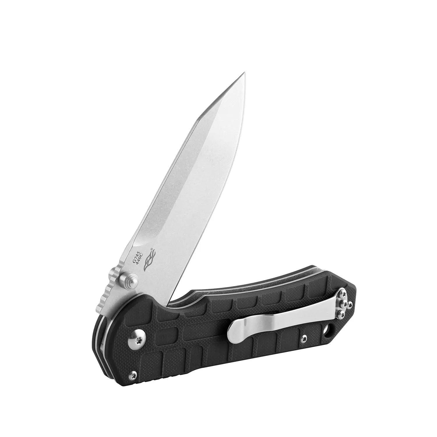 Складной нож Ganzo G7452P 58 60HRC 440C G10 уличный Карманный клинок со свистком для выживания
