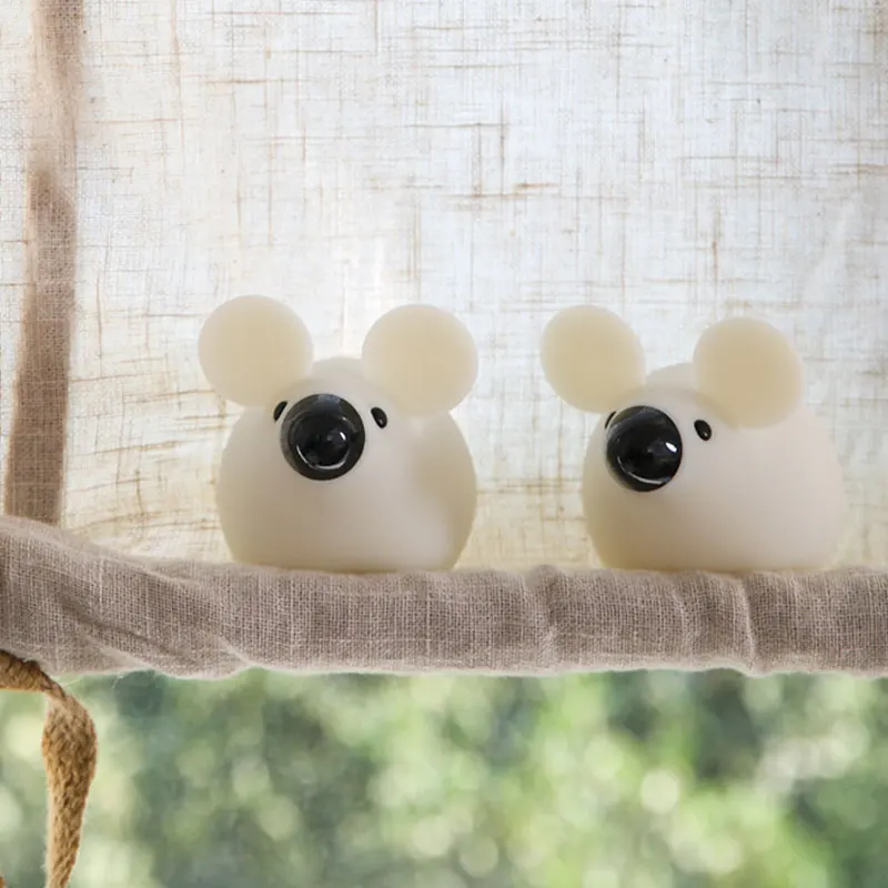 

Cute Mouse Animal Night Lamp Led Kids Sleeping Lamp for Bedroom USB Dimmable LED Bedside Light Mouse Lamp for Home Christmas