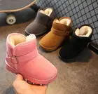 Новинка; Детские кожаные ботинки Martin; Спортивная обувь для девочек; Детские Нескользящие теплые зимние ботинки; Модные детские кроссовки с мягкой подошвой для мальчиков