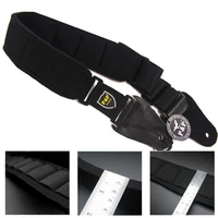 professional eva thickening padded guitar strap acoustic electric guitar bass strap reduce pressure