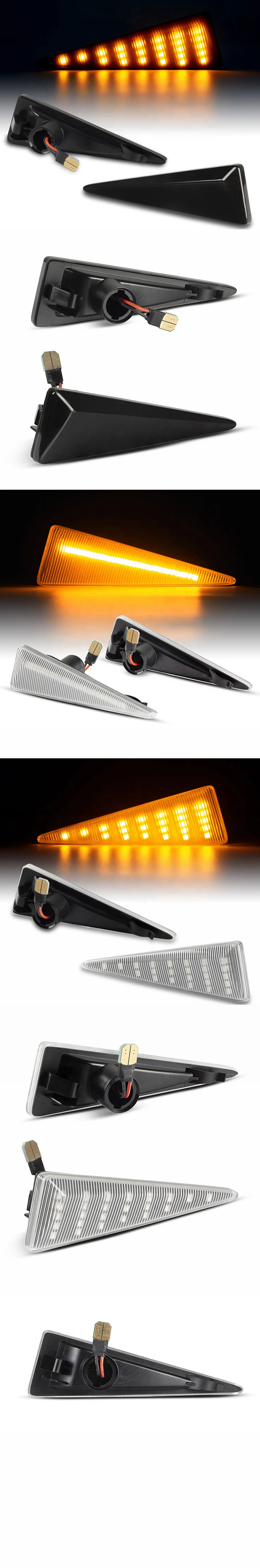 

Car Side Marker Turn Signal Indicator LED Dynamic Lights For Renault Megane MK2 CC MK4 Scenic MK2