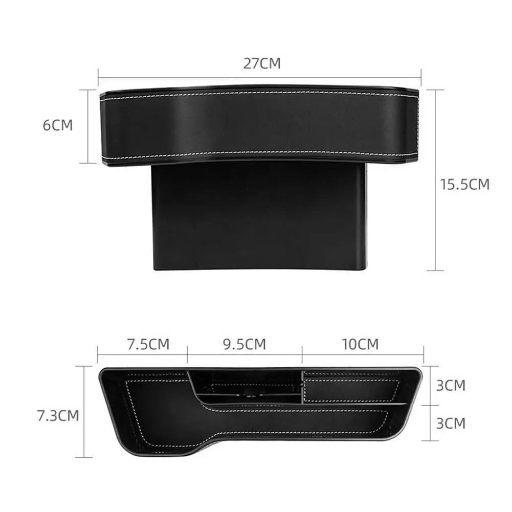 

Car Storage Box Universal Auto Seat Multifunctional Card Phone Holder Pocket Seat Gap Slit Catcher Organizer Car Accessories