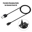 USB-кабель для зарядки Garmin Fenix 6S 6 5 Plus 5X Vivoactive 3 touchx10 Forerunner 945935245245m4545S, 1 м