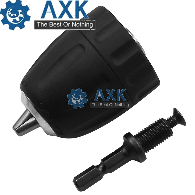 1Piece 0.8-10mm Keyless Drill Chuck 3/8&quot 24UNF with Adaptor for Electric Drills Power Tools Accessories LT303 |