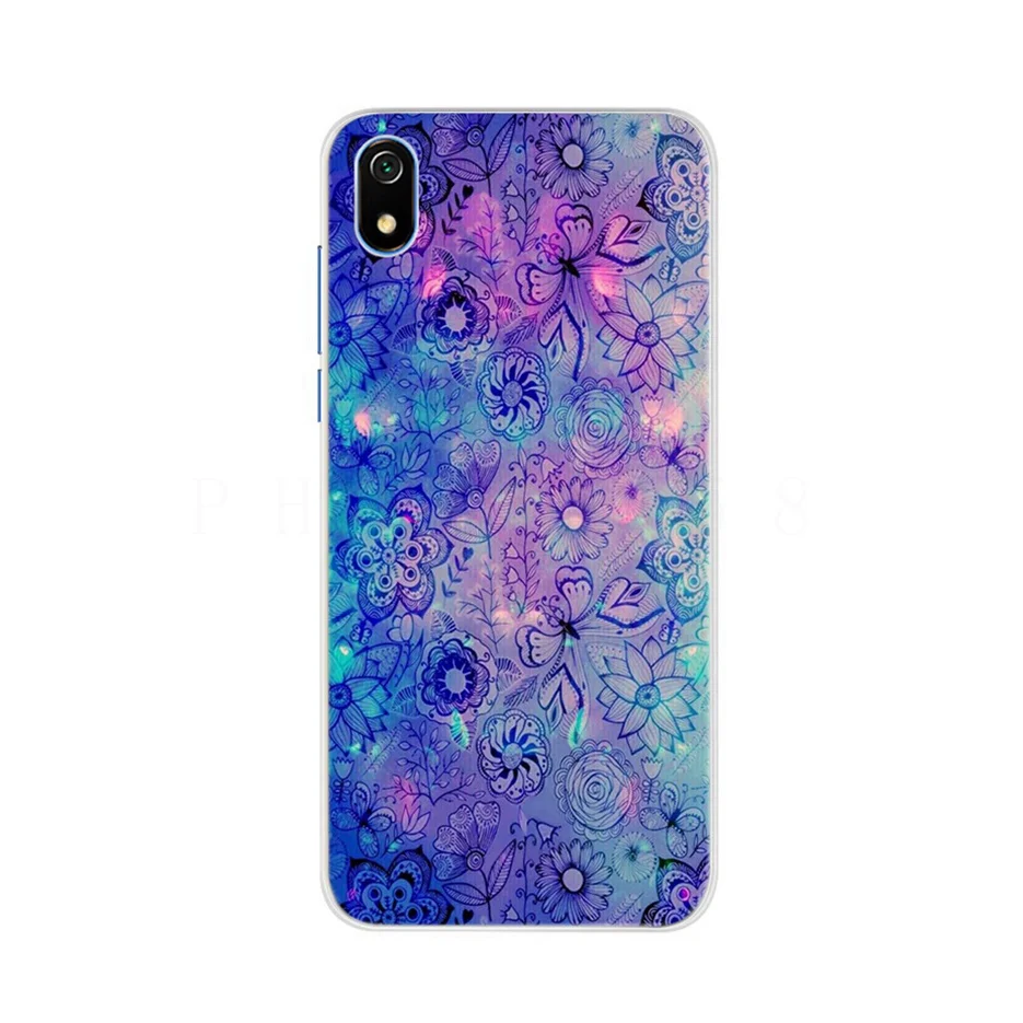 Dành Cho Xiaomi Redmi 7A Ốp Lưng Siilicone Mềm Mại Ốp Lưng TPU Cho Xiaomi Redmi 7A 7 Một Redmi7A Ốp Điện Thoại 5.45 ''Hình Mèo Dễ Thương Bao Ốp Lưng xiaomi leather case