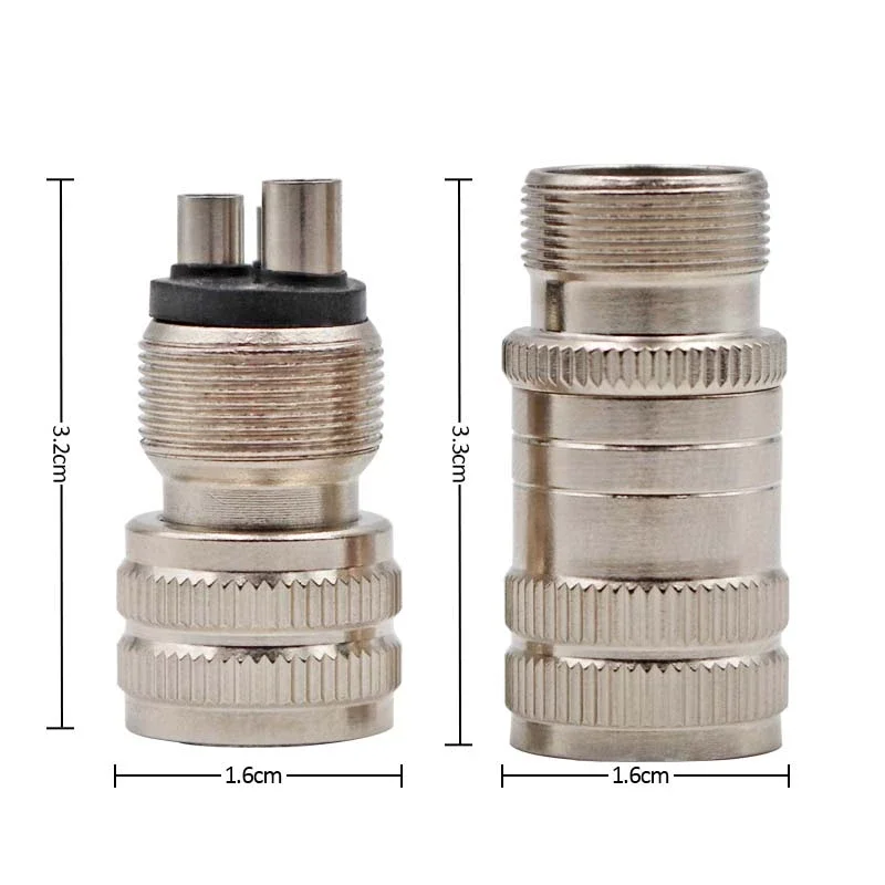 2 шт./компл. стоматологический высокой Скорость наконечник турбины переходник с